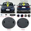 1Pcs 82mm 74mm Car Front Rear Boot Badges Hood Trunk Emblem Logo for E46 E39 E38 E90 E60 Z3 Z4 X3 X5 X6 Accessories