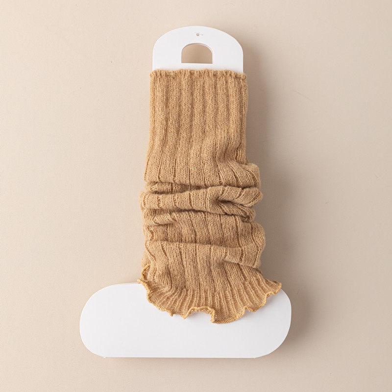 Женские белые вязаные носки-чулки для весны/осени, средней высоты до середины икры, в школьном стиле JK, идеально подходят к кожаной обуви