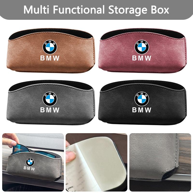 MXUI1 Multifunctional Car Suede Storage Box Hanging Pocket For BMW X1 X2 X3 X5 X4 X6 X7 G30 G20 G32 G11 G12 F40 F30 F20 F10 F34 F07