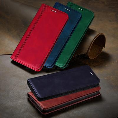 Кожаный магнитный чехол-книжка для Samsung Galaxy A21S A51 A71 A01 Core A11 A31 A41 A70 A50 A30 A40 A20 A10 S M21 M51 S20 FE Ultra Plus, откидная крышка-бумажник