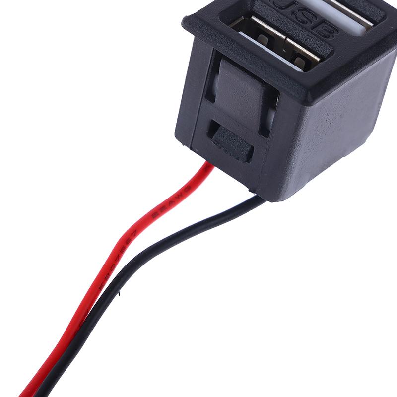 1 шт. двухслойная USB-розетка типа C, гнездо для зарядки лампы, розетка с кабельным разъемом