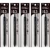 PENTEL EnerGel S Гелевая шариковая ручка Черный Набор из 5 шт. 0.3 мм Ручка, Корпус, XBLN123-A,