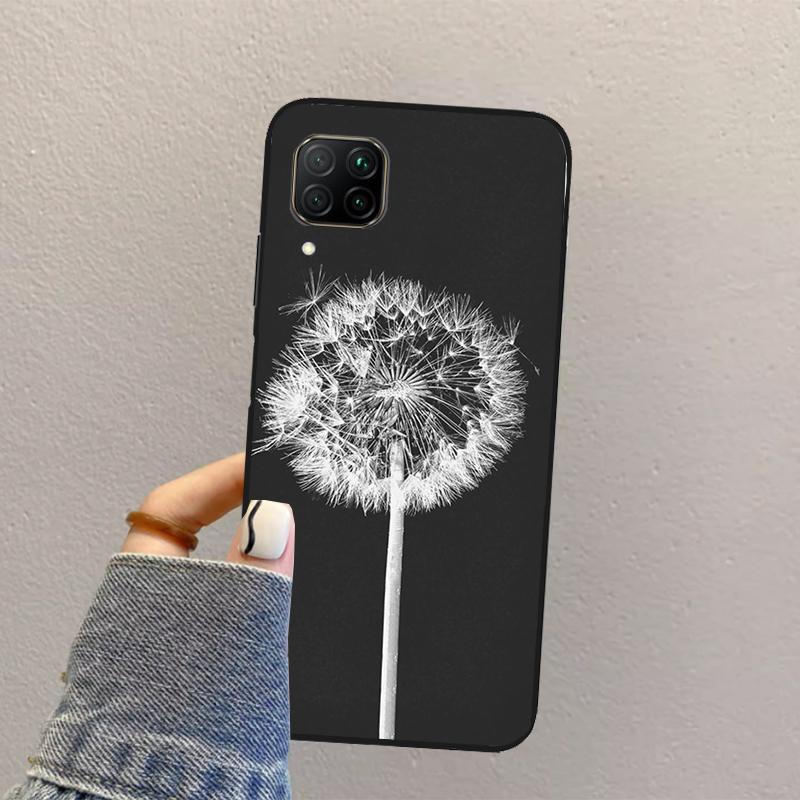 Dandelion For Huawei Nova Y70 Y90 Y60 Y73 Y72 Y61 Y91 12s 12i 11i 8i 9 10 SE P40 Lite P60 P30 Pro Case