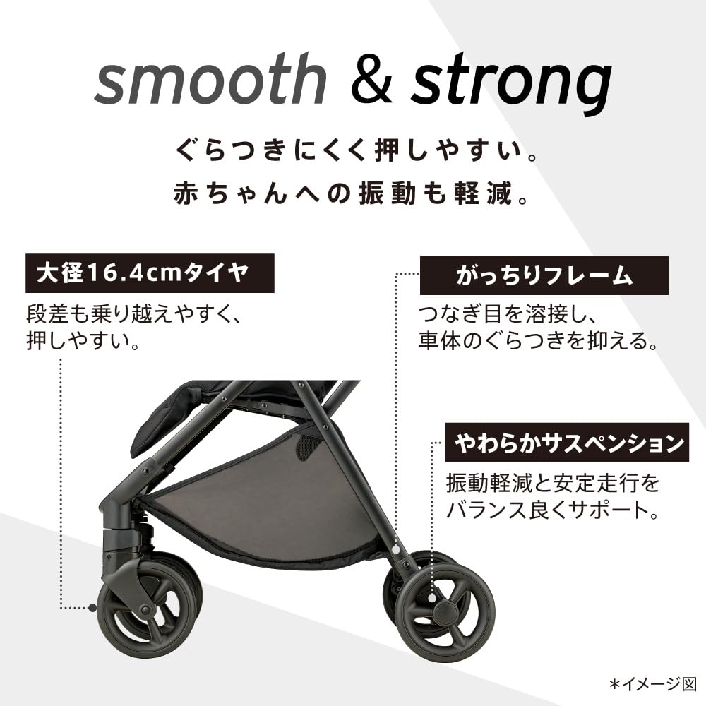 Детская коляска Aprica Возраст от 5 месяцев до 48 Удобное сиденье, которое можно использовать до 4 лет 2213404 Тип B (7 месяцев) (бежевый)