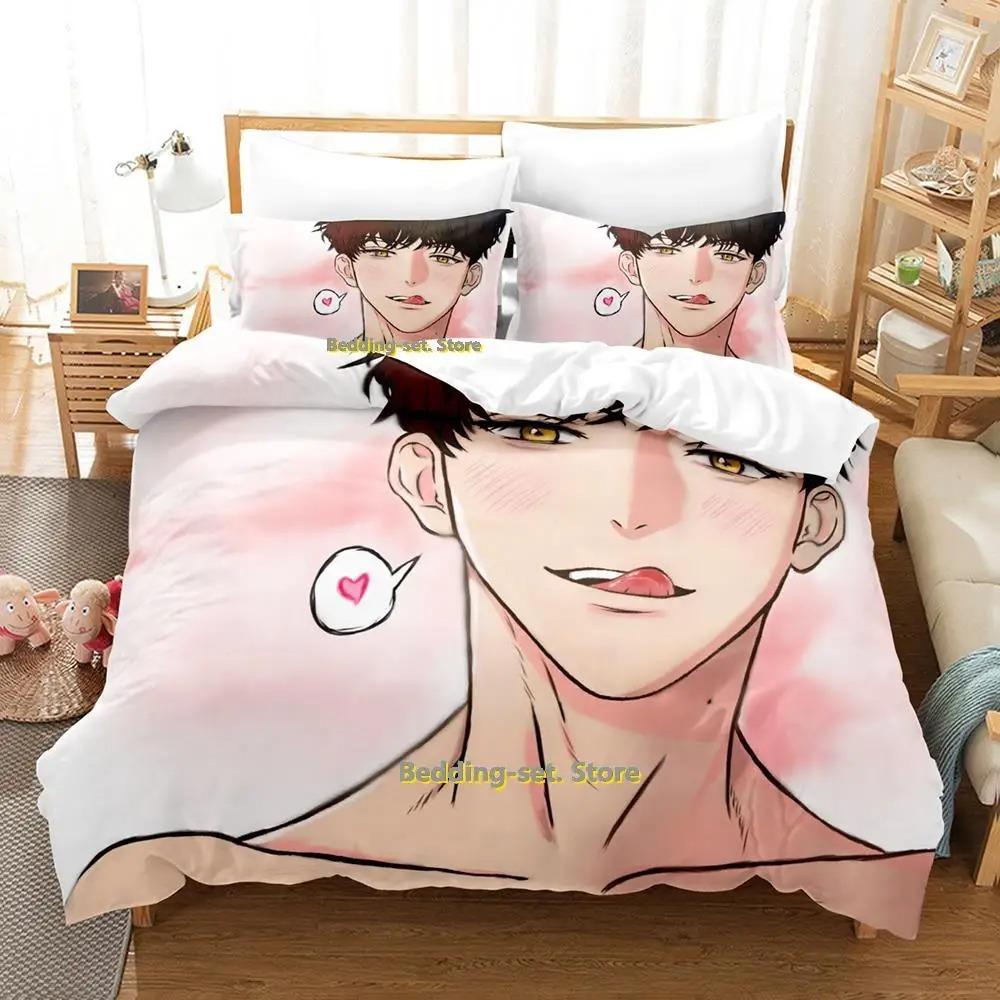 Новый комплект постельного белья Bj Alex, односпальная кровать, двуспальная кровать размера «king-size», комплект постельного белья для взрослых и детей, комплект простыней с 3D-принтом в стиле аниме