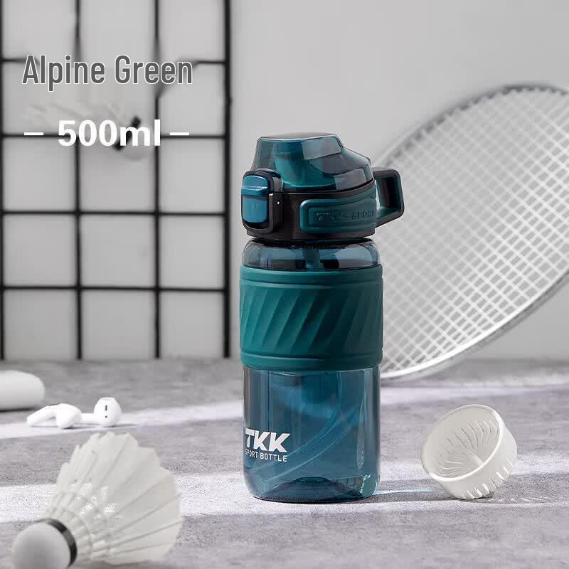 Портативная спортивная бутылка для воды TKK с откидной крышкой