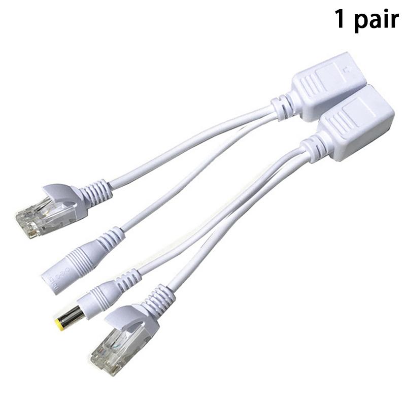 1 пара Poe-кабелей, пассивный адаптер питания через Ethernet, кабель-разветвитель Poe