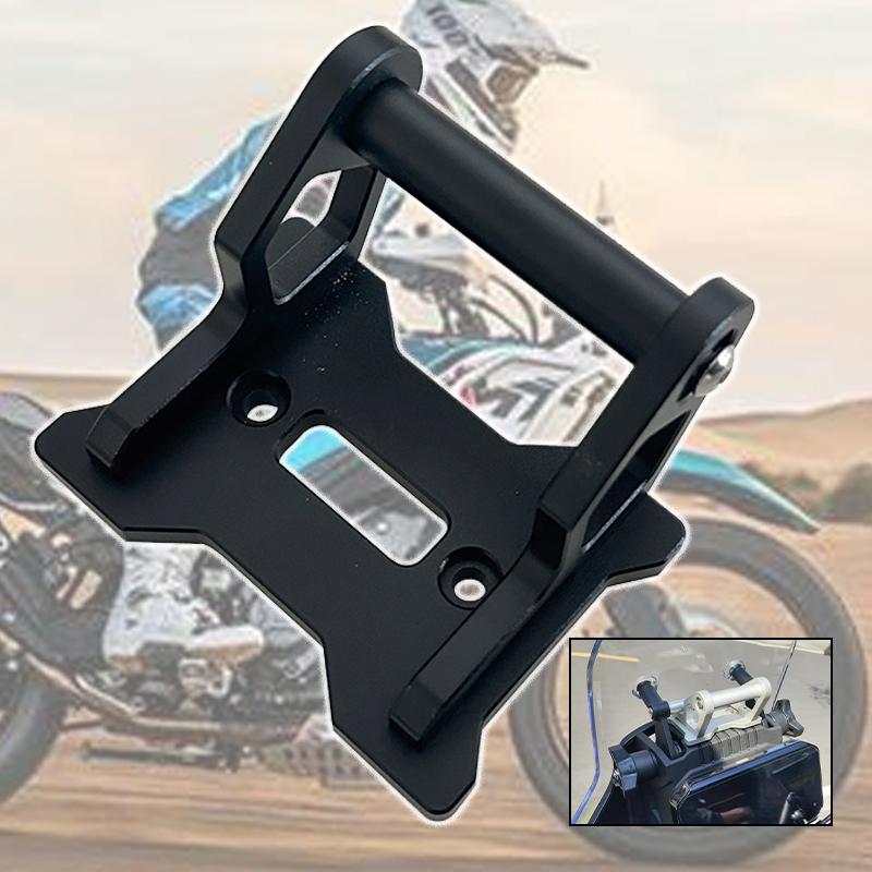 Motorcycle Accessories CNC aluminum GPS Phone Holder Stand Navigation New Extension Bracket For CFMOTO 450MT 450 MT 2024-2025