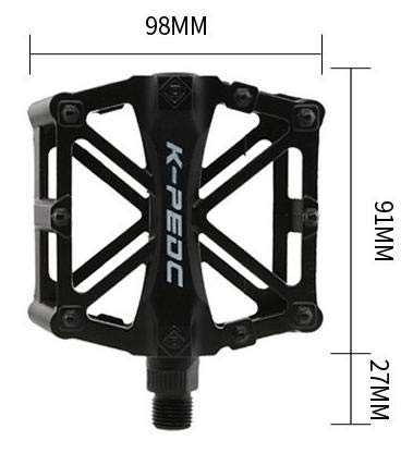 Алюминиевые левые и правые шаровые плоские шоссейные горные кроссовые легкие городские складные маленькие колеса фиксатор [HAMMARS] педали, комплект, подшипники, педали, велосипед, MTB, велосипед,