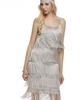Tassel Dress Women Sexy Summer Flapper Beach Dress Strap Party Long Dresses