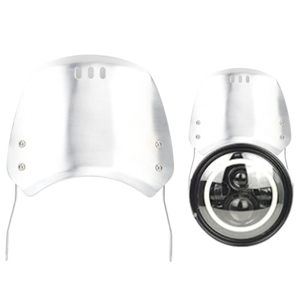 Motorcycle   Protective Wind Deflector Windscreen Front Flyscreen with Mount Replacement for Su uki SV1000 SV400 GS750E
