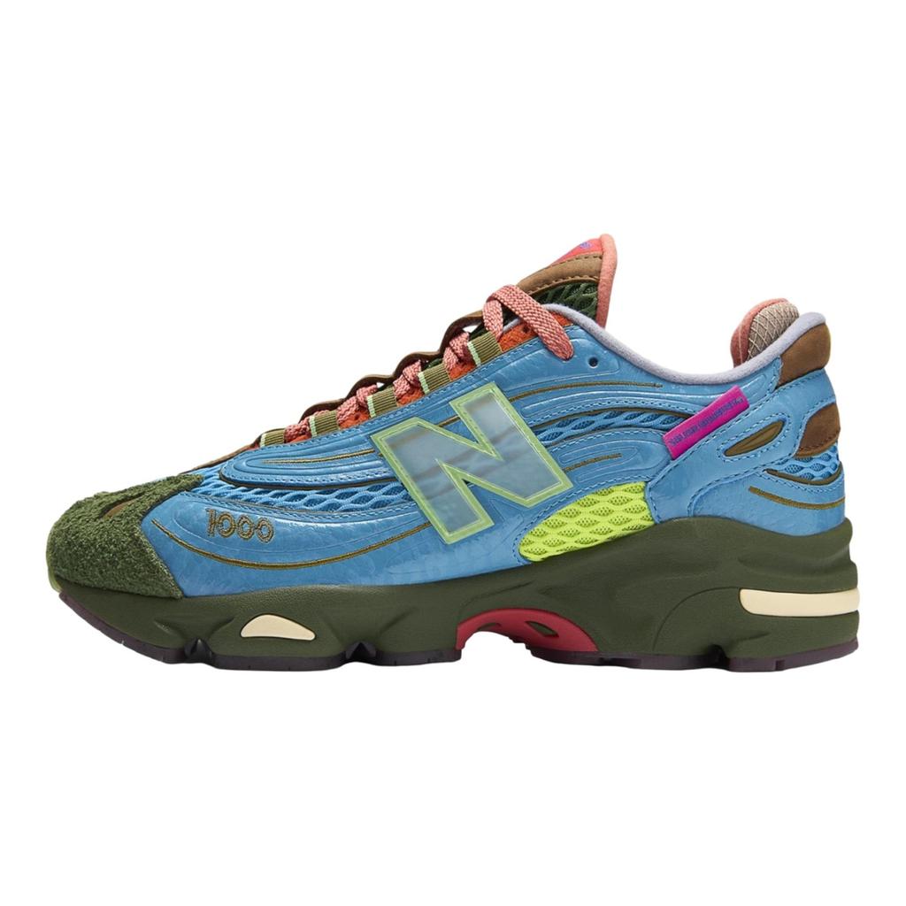 Salehe Bembury x New Balance 1000 Fog Be The Cloud Унисекс Кроссовки Синий Насыщенно-Синий Ярко-Желтый M1000BM