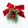 Holiday Hanging Decoration Delicate Door Hanging Decoration Christmas Bow Ornament Reusable For Christmas Tree Scene Arrangement
