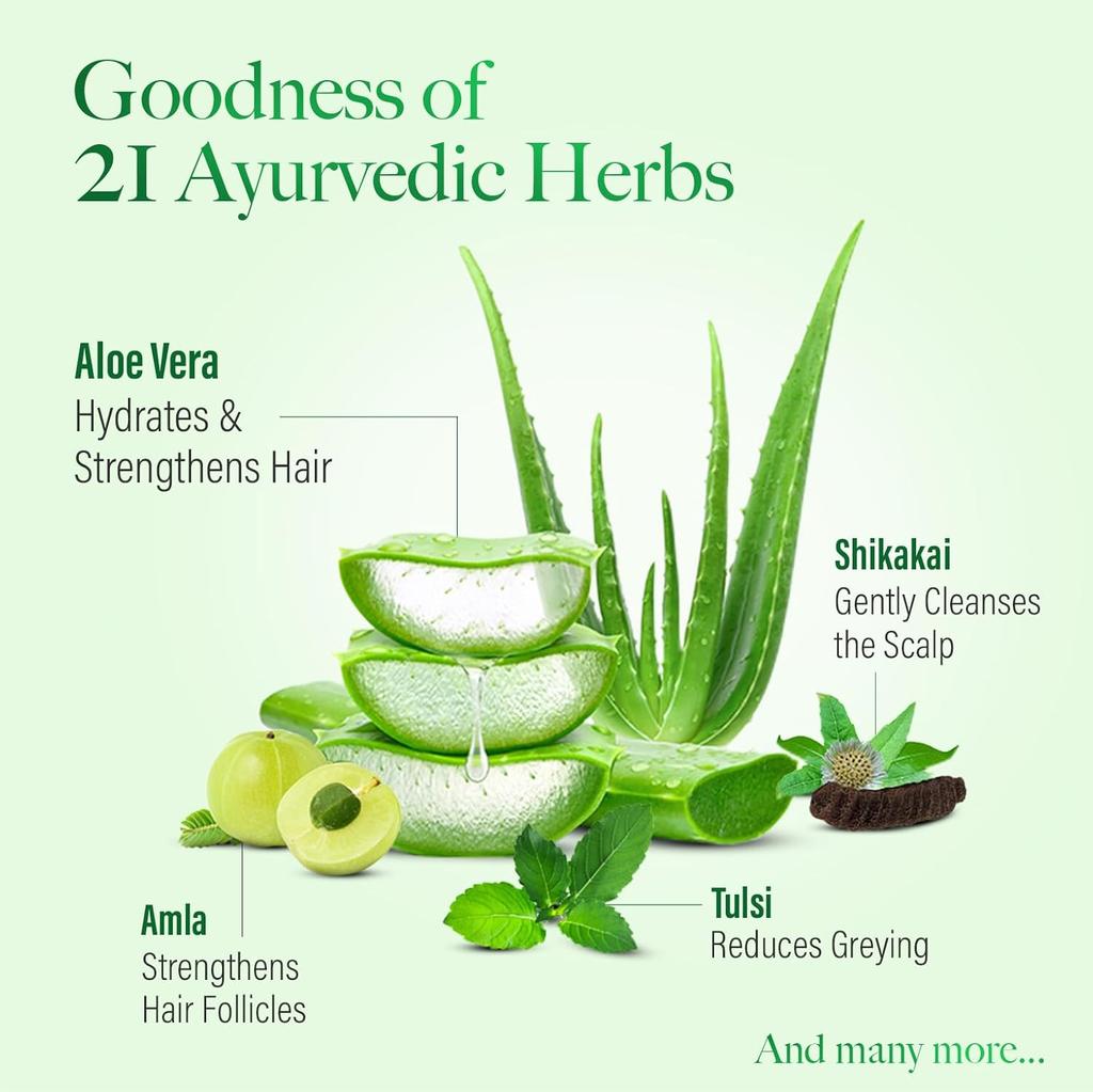 Kesh King Anti Hairfall Shampoo With Aloe Vera And 21 Ayurvedic Herbs For All Hair Types Women Men 340ml Nourishing Formula