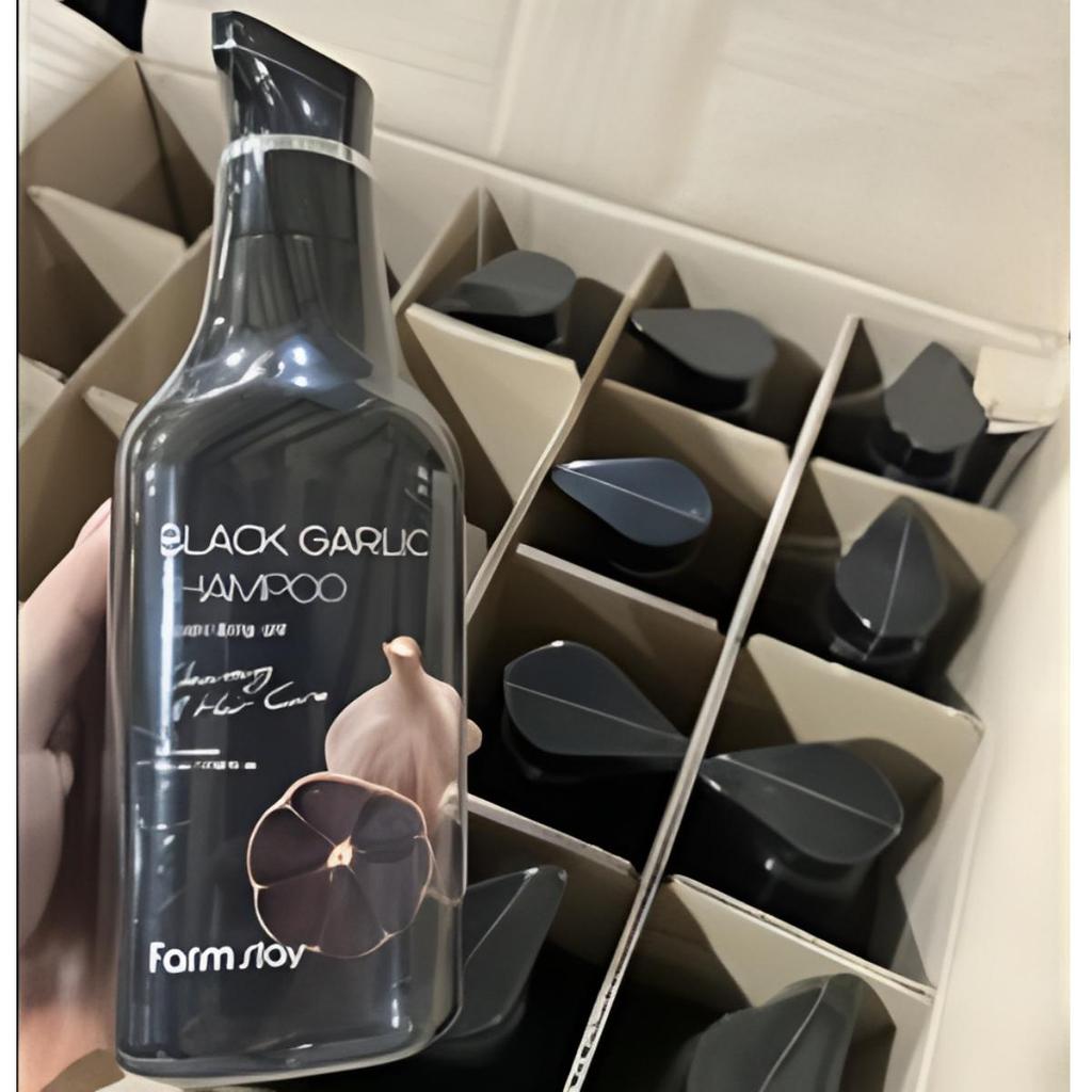 Farmstay Питательный шампунь с черным чесноком 530мл