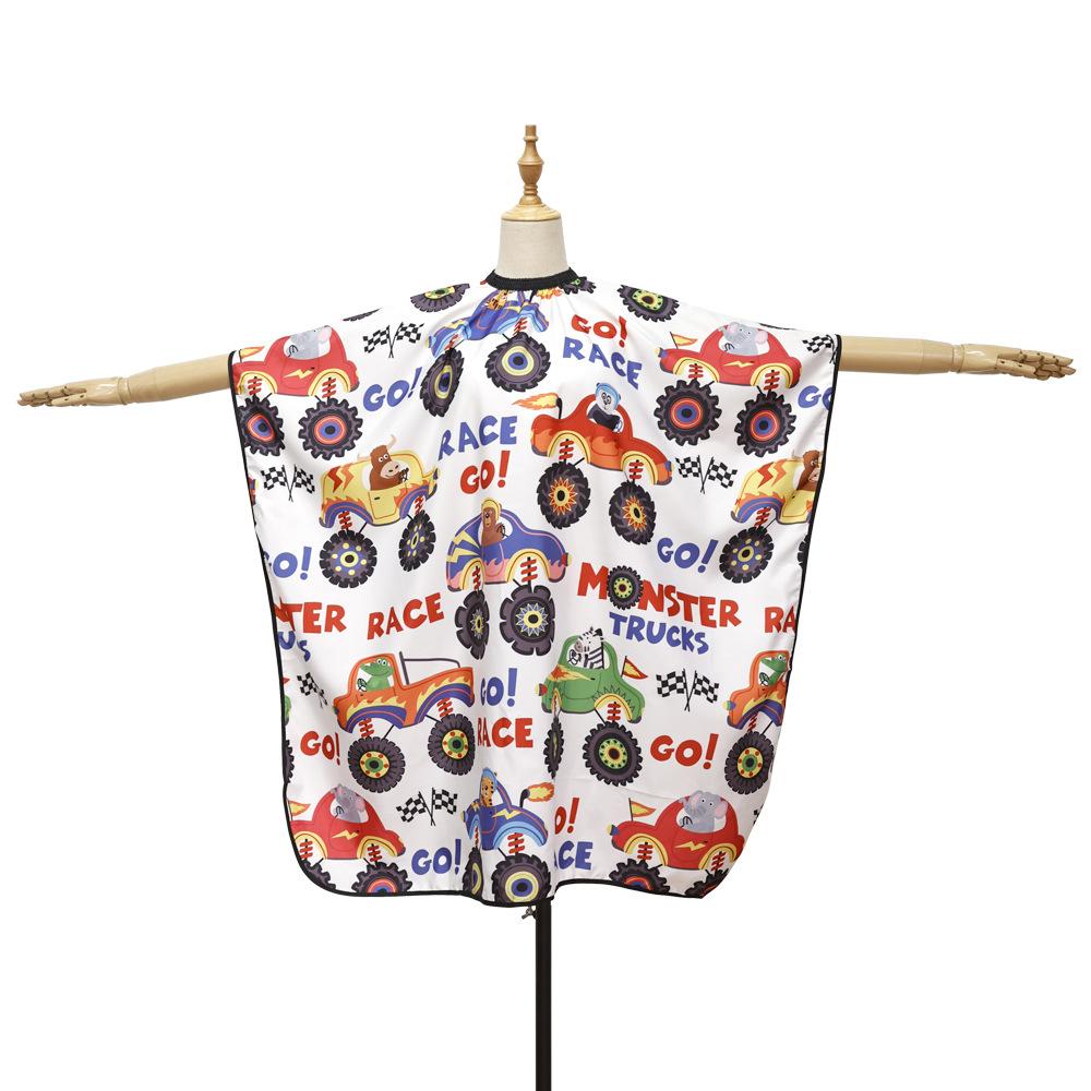 Милый детский мультяшный накидка для стрижки волос профессиональный водонепроницаемый халат для стрижки детей накидка для парикмахера