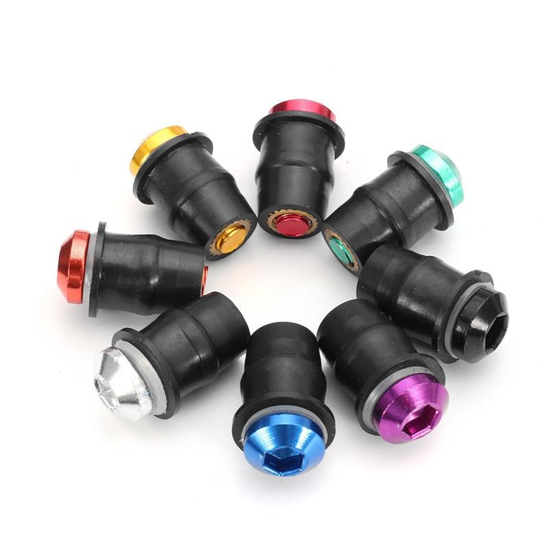 10 шт. комплект болтов обтекателя лобового стекла мотоцикла, гайки M5 15 мм