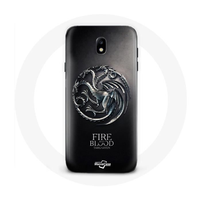 Coque pour Samsung Galaxy J5 2017 Game Of Thrones Targaryen de feu et de sang