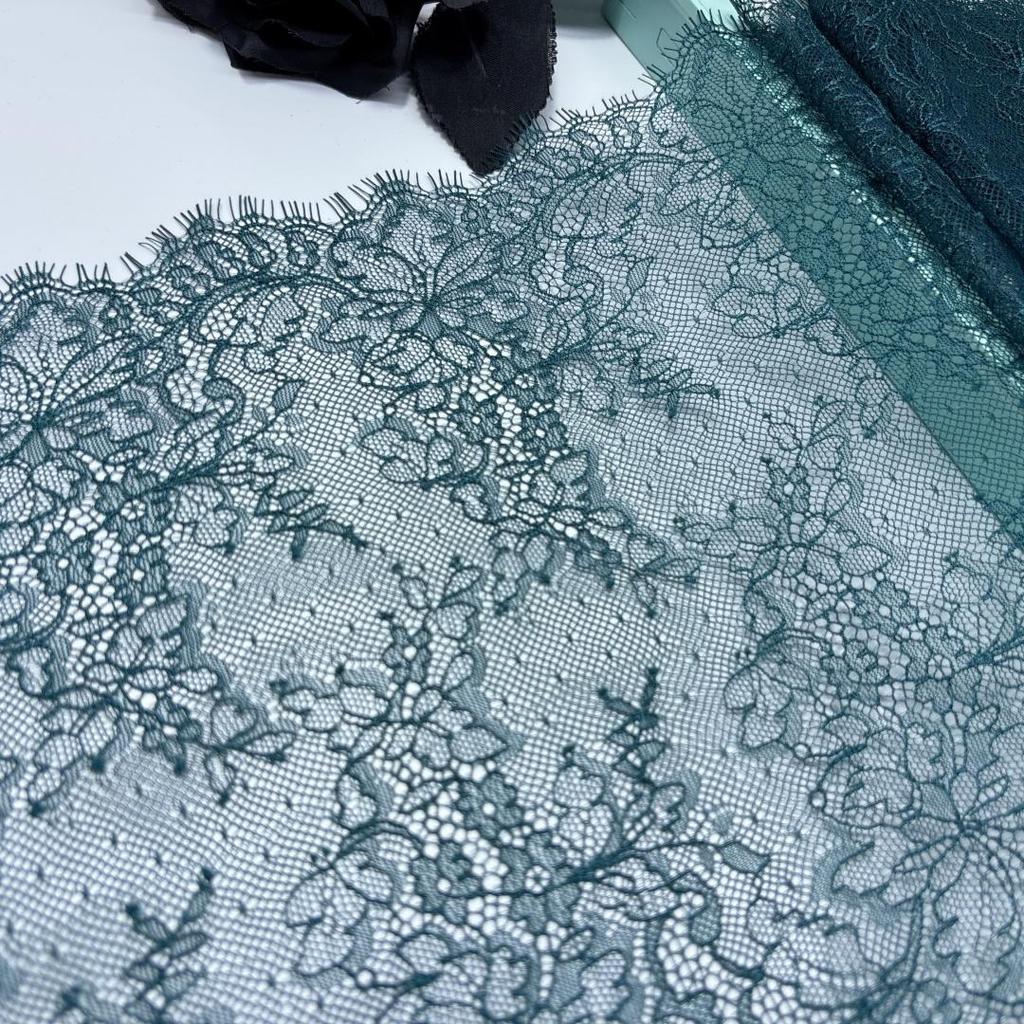 (6 цветов) 3 метра французского кружева шантильи, неэластичное кружево с ресничками для нижнего белья, платья, домашнего декора, рукоделия