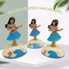 HulaGirl Dashboard Hawaii Dancing Girl Car Dashboard Decorations Solar Dancing Figure Toy Hawaiian Creative Home Table Decor
