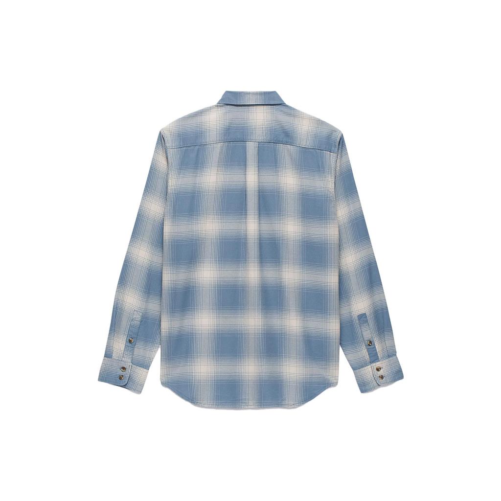 Vans Рубашка фланелевая Monterey с длинным рукавом на пуговицах, мужские рубашки синего цвета VN0A3HL3CM9
