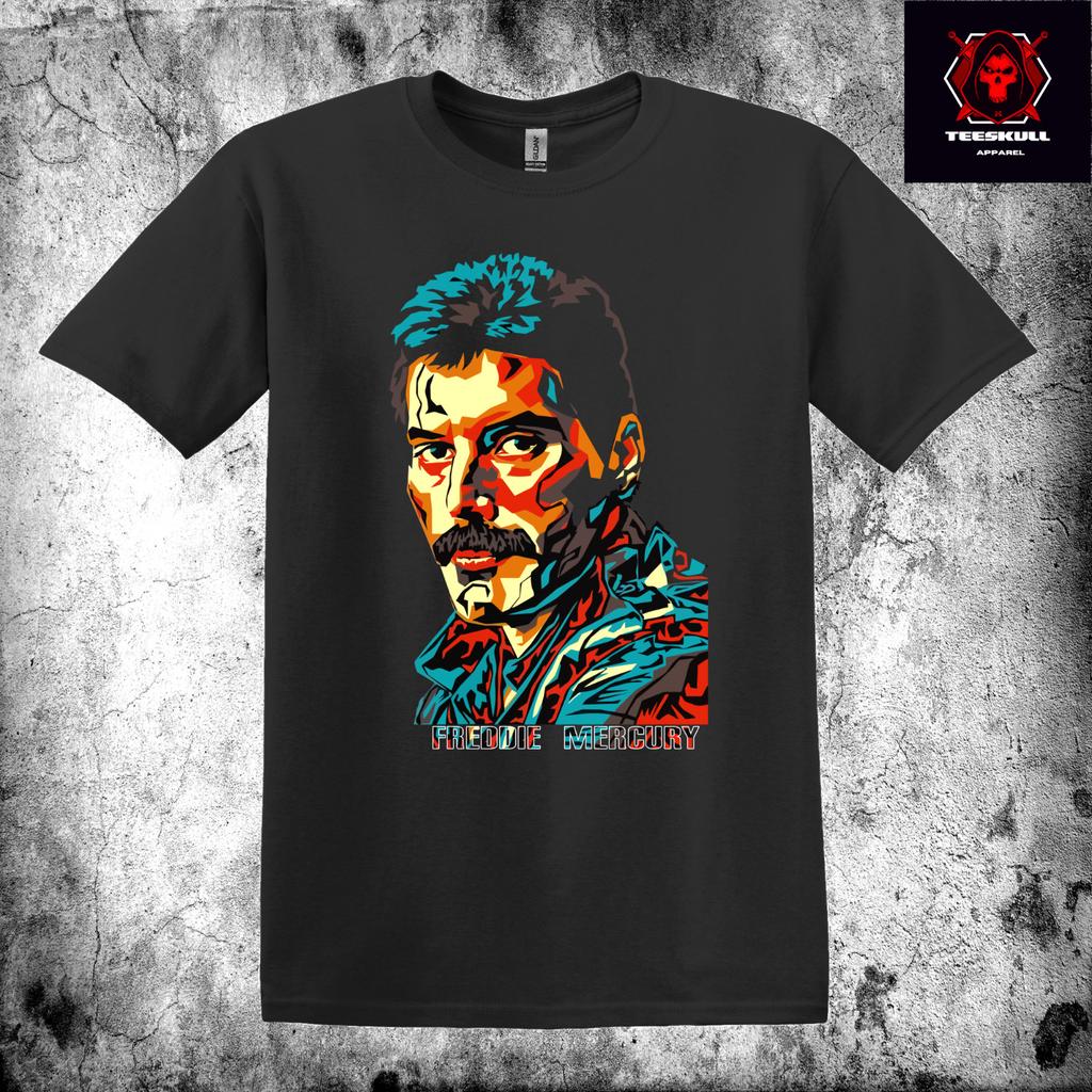 Freddie Mercury Rock Band Tee Heavy Cotton Unisex T-shirt S3XL
