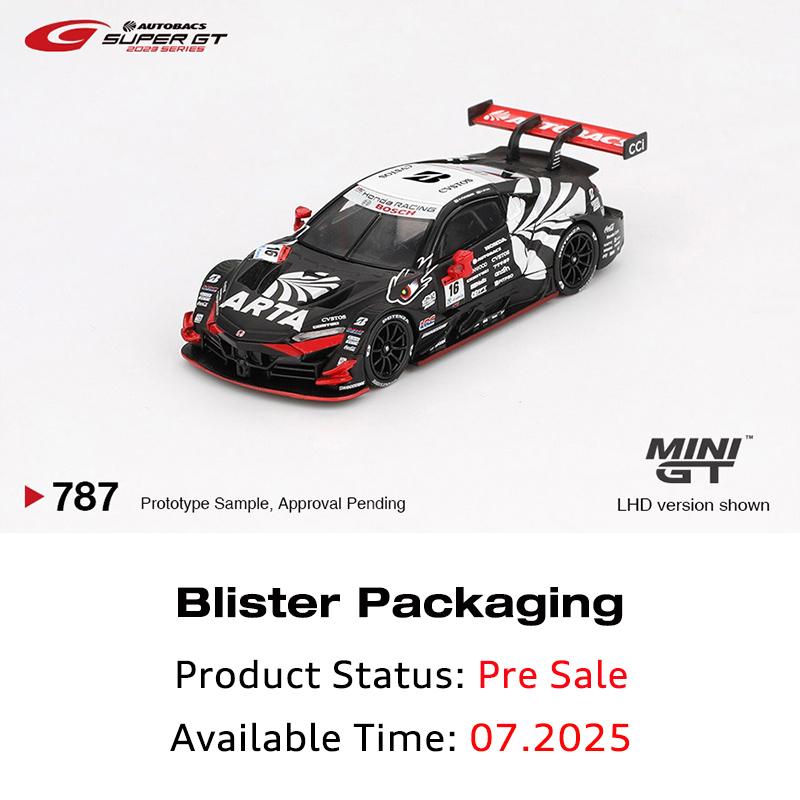 UBSB9 MINIGT In Stock 1:64 Honda NSX GT Type S GT500 #8 #16 #64 Diecast Car Model Collection Toys 786 787 992