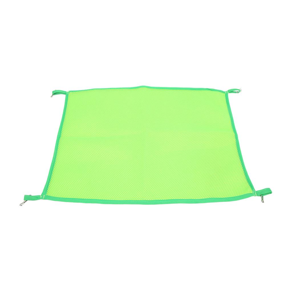 Гамак для клетки питомца Дышащий Прохладный Подвесной Летний Сетчатый Кроватка для Кошки Морской Свинки Хомяка Зеленый 39x48см