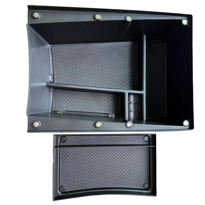 Car Center Console Armrest Front And Rear Hidden Storage Box Organized Box For Kia EV3 2024+ Armrest Under Storage Direct tal