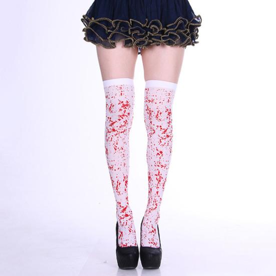 Длинные носки, аксессуары для костюмов ужасов, эластичные длинные носки для Хэллоуина, косплея, вечерние, для фестиваля