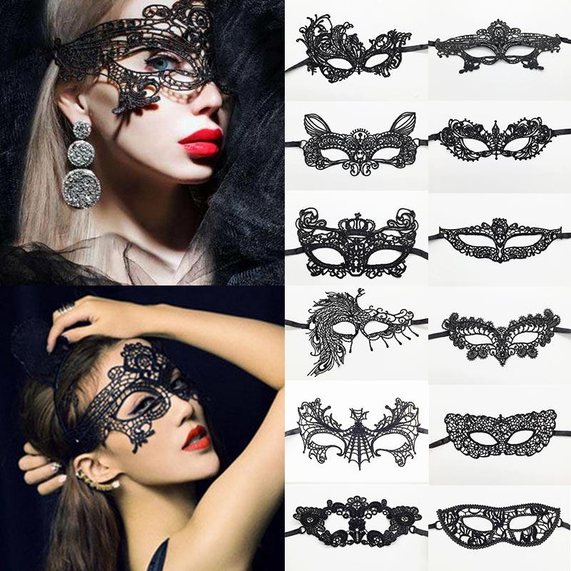 Шарм популярные венецианские костюмы 1 шт маска для глаз карнавальная маска сексуальные высококачественные женские кружева Хэллоуин для маскарада черные маски для вечеринок горячая распродажа