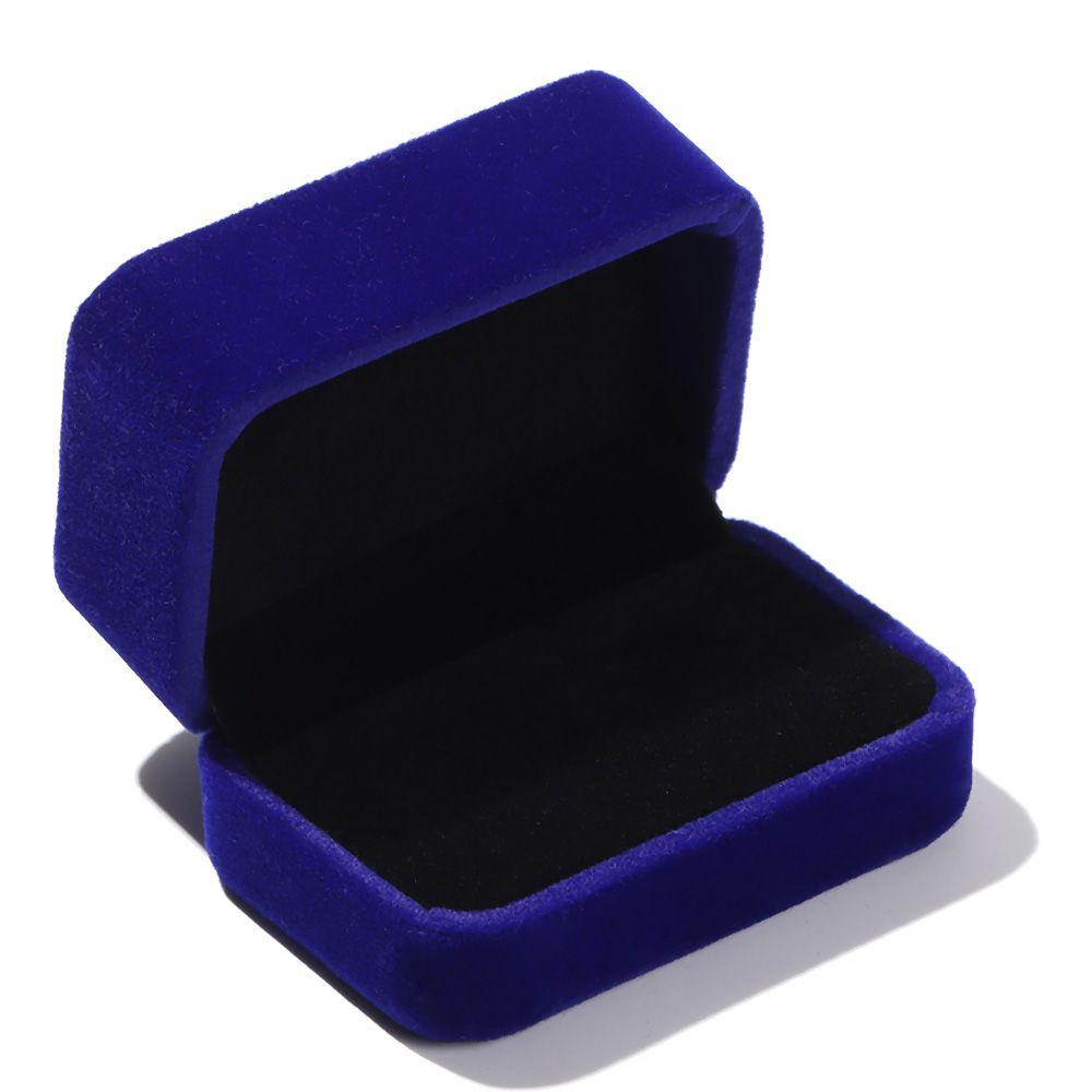 High-quality Square Wedding Display Box Storage Box Couple Double Ring Box Velvet Jewelry Case