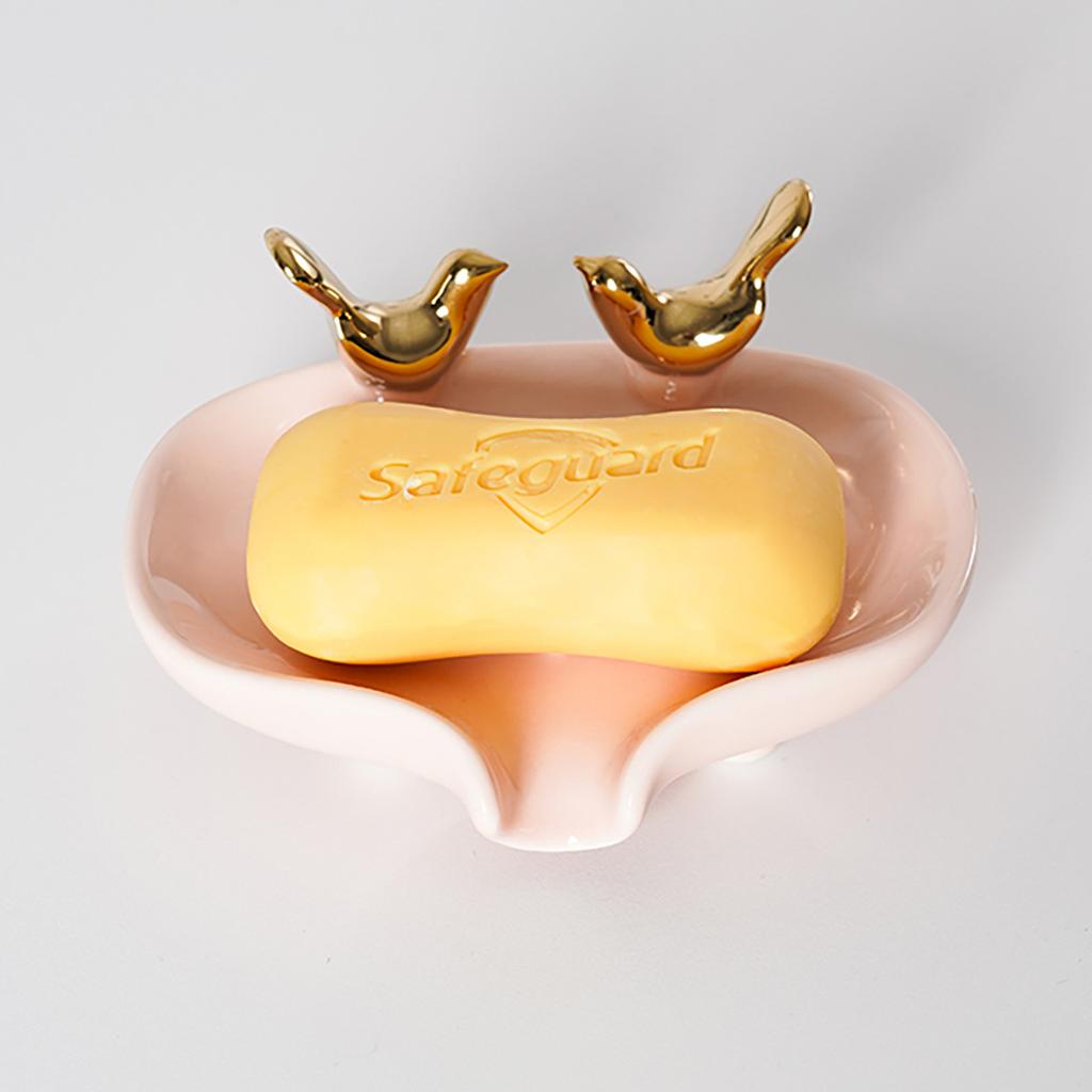 Керамическая мыльница со сливом воды для ванной комнаты, держатель для мыла, держатель для губки на кухне, контейнер для мыла, бытовые туалетные принадлежности