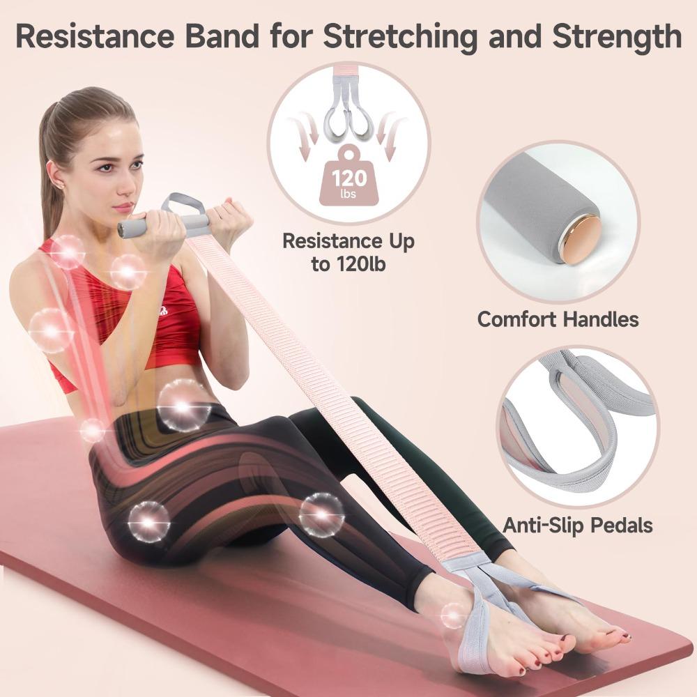 Anti-Broken Sit Up Pull Rope With Handles Full-Body Excercise Band For Strength Training