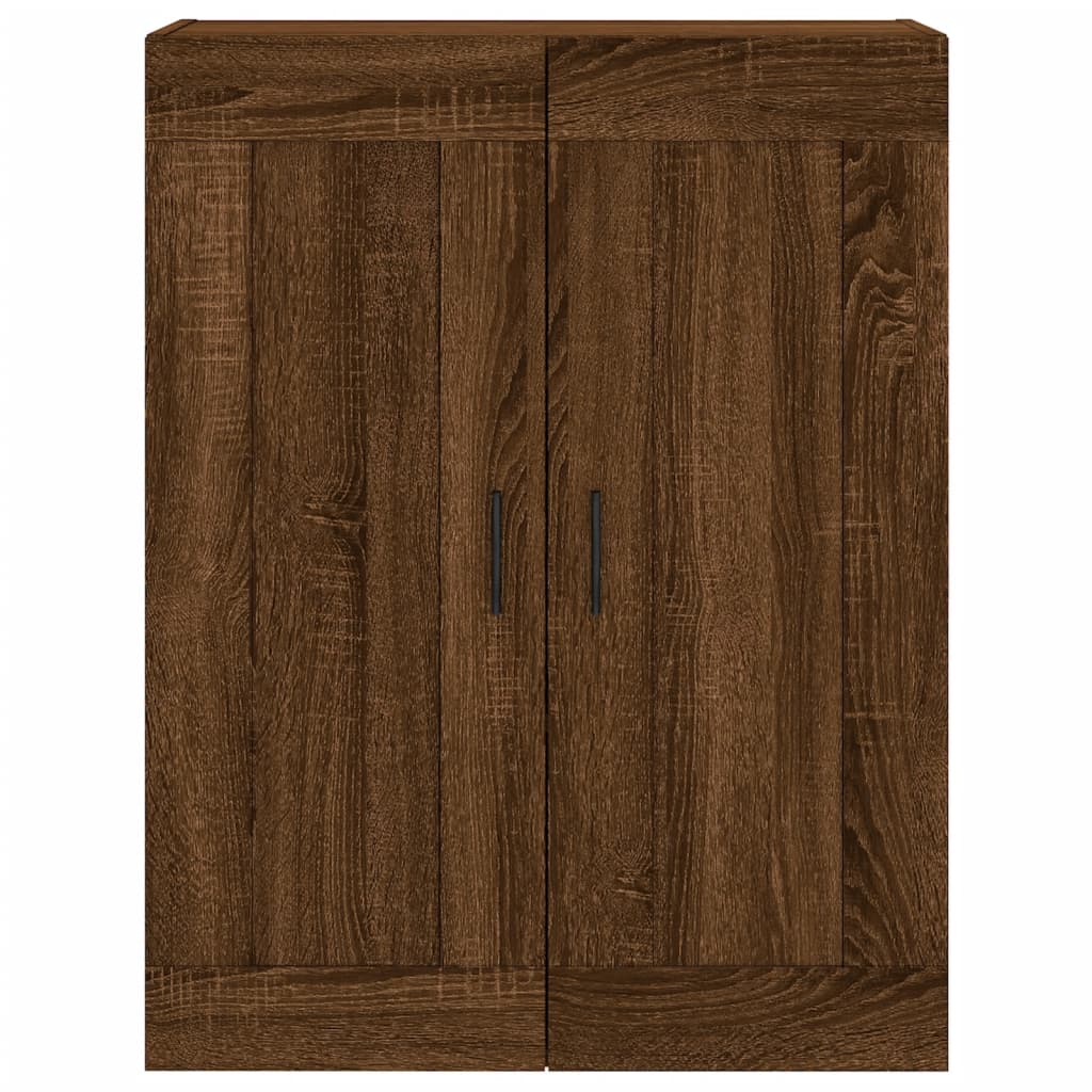 vidaXL Wandschrank Braun Eichen-Optik 69,5x34x90 cm Holzwerkstoff
