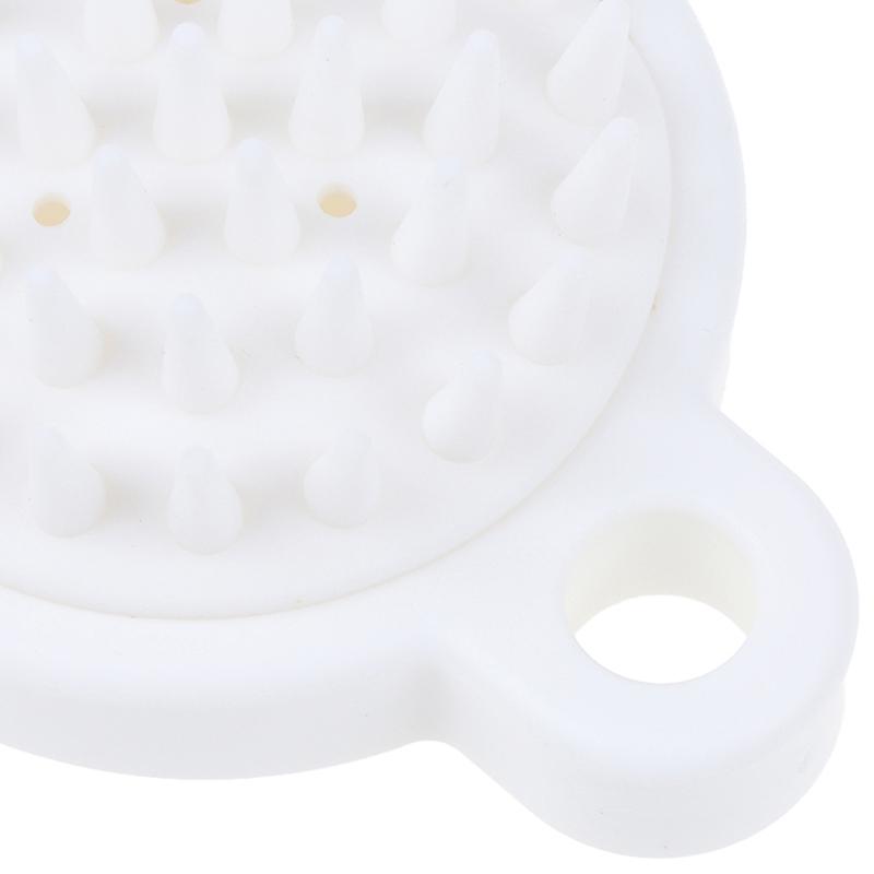 Silicone Head Body Shampoo Scalp Massage Brush Comb Hair Washing Comb Bath Tool