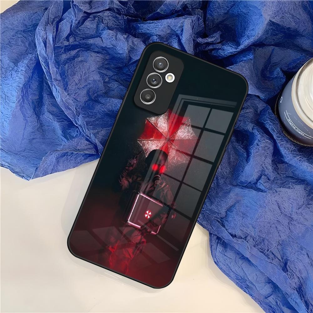 Чехол для телефона Umbrella Corporation для Samsung Galaxy S25 S24 S30 S21 S23 S20 S22 Fe Note 20 Pro Ultra Plus стеклянный Чехол