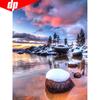 Алмазная мозаика Пейзаж Смоляная дрель Кристалл Алмазная картина 5d Полная круглая алмазная вышивка