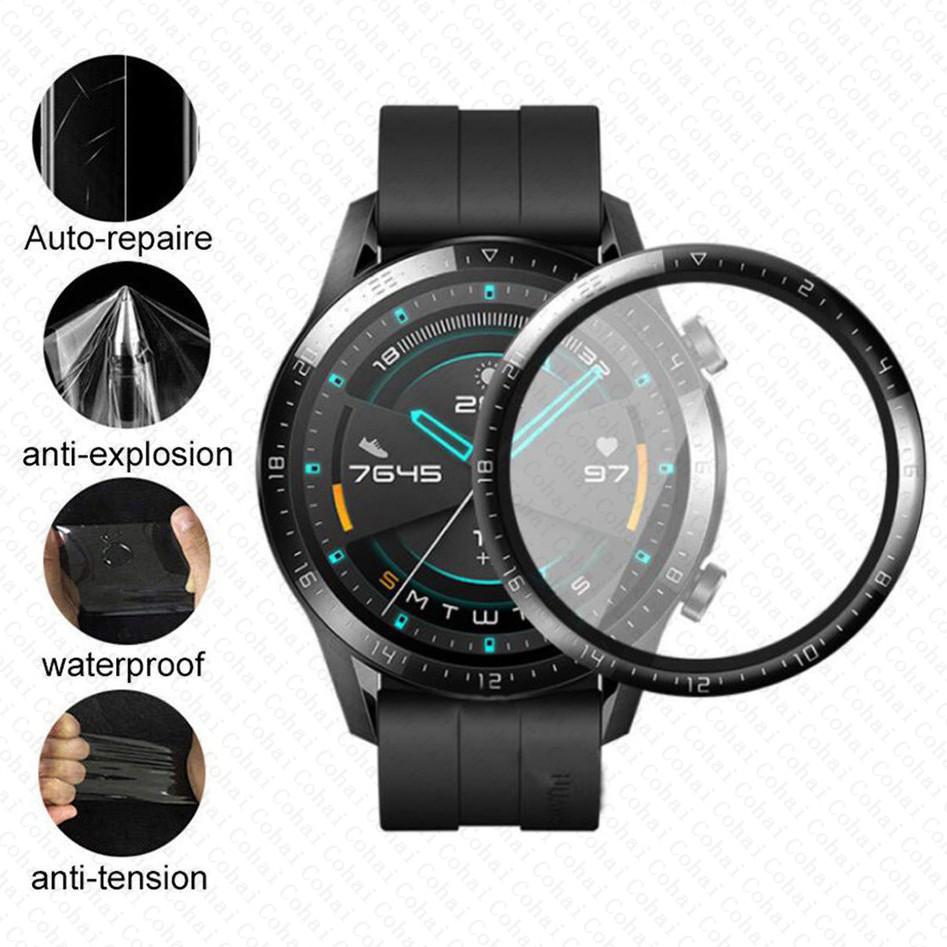20D Изогнутое закаленное стекло для Huawei Watch GT2 Pro GT3 GT 2 3 46 мм Защитная пленка для экрана Аксессуары для умных часов