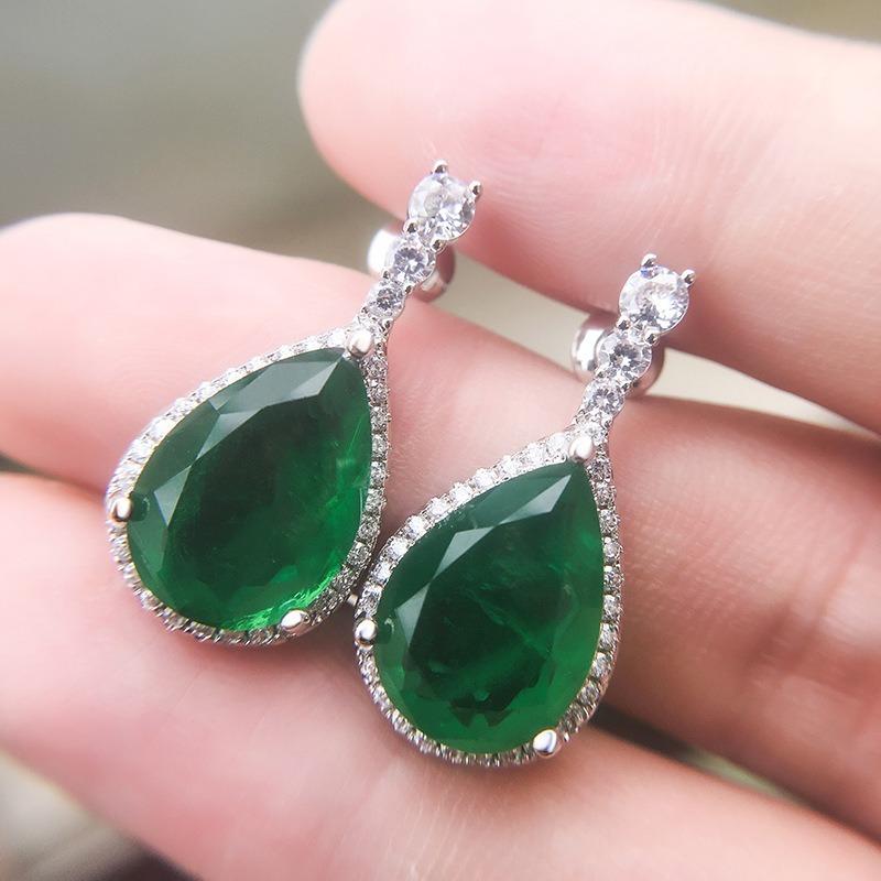 Sace Gems Классические кольца из медного сплава с цирконием, серьги, кулон, ожерелье, комплекты ювелирных изделий, подарки для свадебной вечеринки