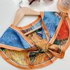 Bow Clothing Accessories Fake Collar Female Shawl Silk Scarf Printed Scarf Korean Style Scarves