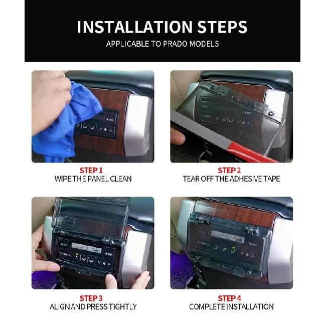 Rear Air Conditioning Panel Protective Cover Interior Modification Accessories for Great Wall Car Tank 500 Hi4t