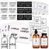Bathroom Labels Sticker Set Shower Gel Conditioner Bottle Label Removable Waterproof Body Wash Lotion Label Sticker