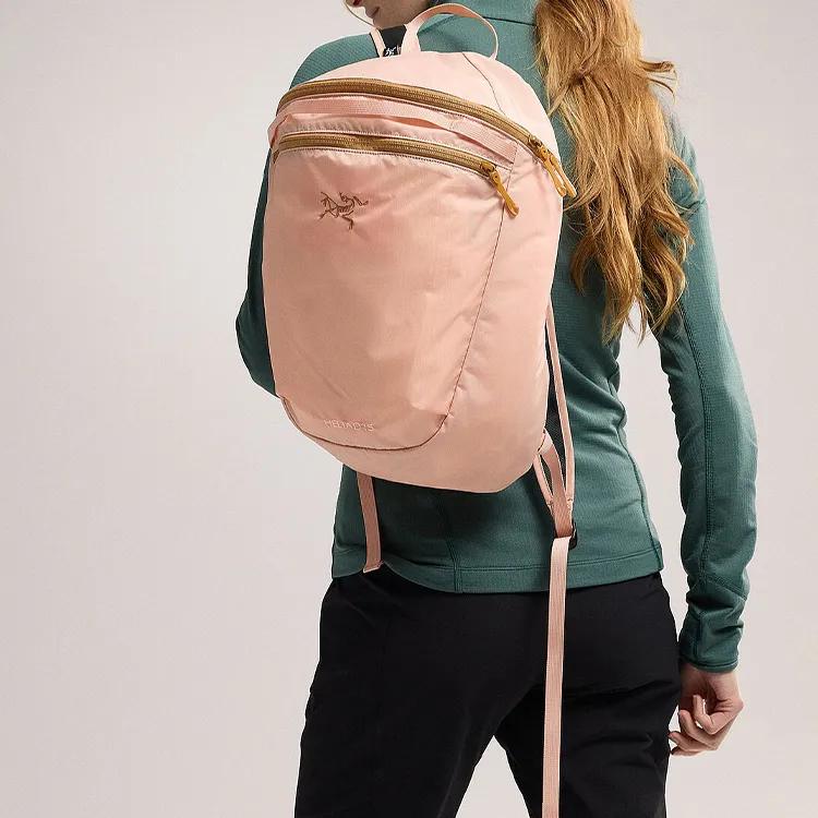 Arc'teryx Heliad 15L Adjustable Strap Backpack Outdoor Bag Fabric Hazelnut Unisex (Unisex) Outdoor Bags X000006057 LIGHT HAZELNUT