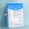 6 pcs Plastic Binder Pocket Clear Punched Pockets New Binder Folders  Office