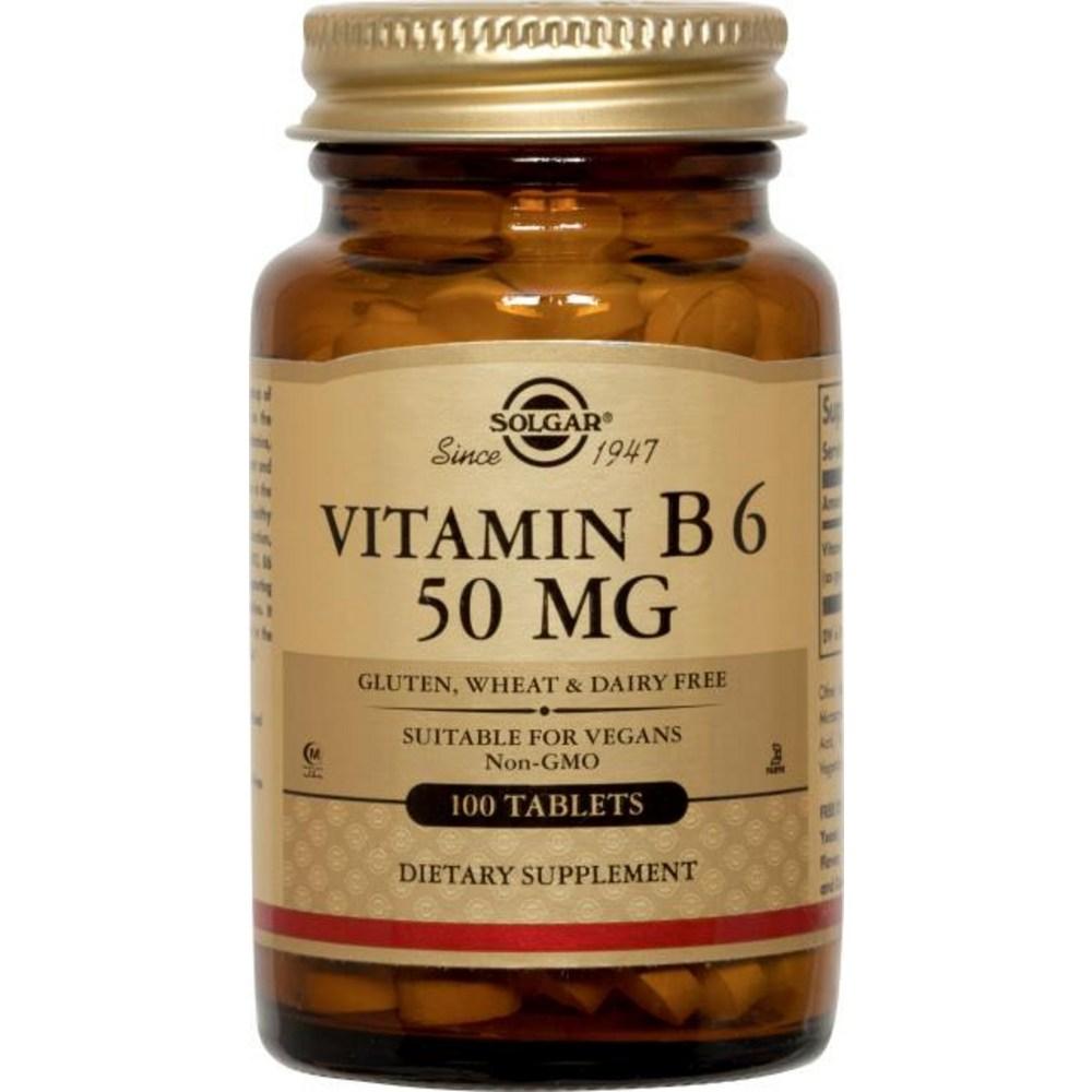Solgar Vitamin B6 50mg Tablets 1 pcs (100 tablets)
