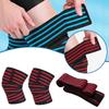 1PCS Knee Wraps Men Fitness Weight Lifting Elastic Knee Knee Bands Strap Pad Support Compressio I4O7