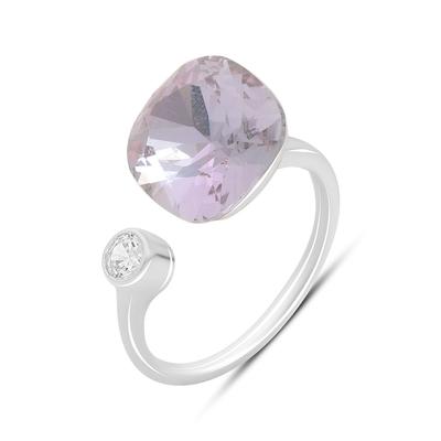 Серебряное кольцо с фианитами, вес изделия 4,69 гр (60002383)