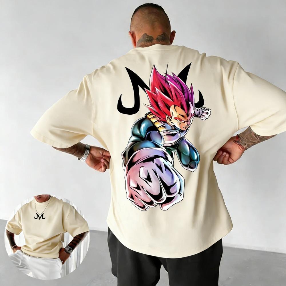 Plus Size Dragon Ball Anime Printed Men WomenTshirt Casual Parent Child Tops Harajuku Style Summer Fashion Y2K Street Wear