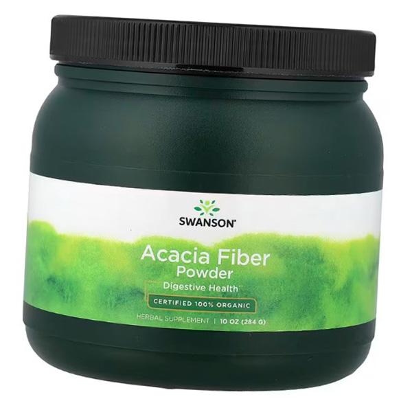Порошок волокон акации, Acacia Fiber Powder, Swanson 284г Без вкуса (69280055)